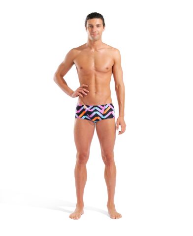 M Arena Texture Swim Low Waist Short Black