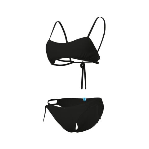W ARENA ESSENTIALS BIKINI BANDEAU BLACK Kadın Bikini Takımı