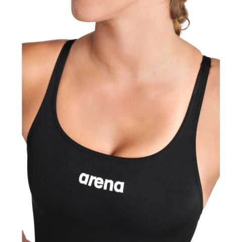 WOMEN'S TEAM SWIMSUIT SWIM PRO SOLID L/BLACK