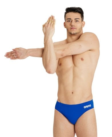 MEN'S TEAM SWIM BRIEFS SOLID ERKEK YÜZÜCÜ MAYOSU /ROYAL-WHITE