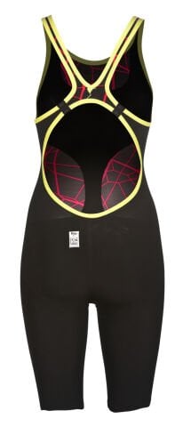 CARBON AIR  KADIN YARIŞ MAYOSU (AÇIK SIRT) LTD ED / BLACK, BRIGHT RED