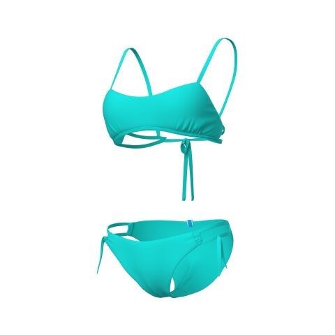 W ARENA ESSENTIALS BIKINI BANDEAU WATER Kadın Bikini Takımı