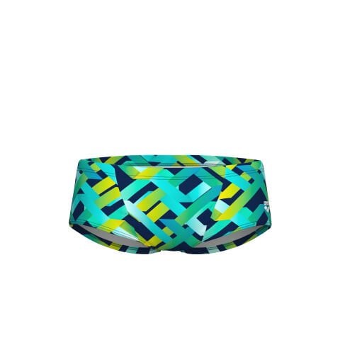 M Arena Texture Swim Low Wait short navy multi