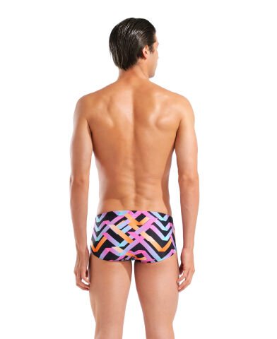 M Arena Texture Swim Low Wait short black multi