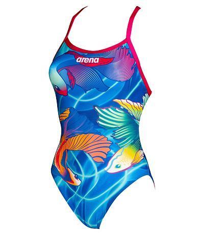 W LIGHTECH HIGH PHA SIAMESE FIGHTINGS KADIN YÜZÜCÜ MAYOSU  (F28/8-9, F30/10-11, YAŞ KARŞILIĞIDIR.)