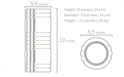 TRIGGER POINT GRID 1 ROLLER (33 CM)/ KAMUFLAJ