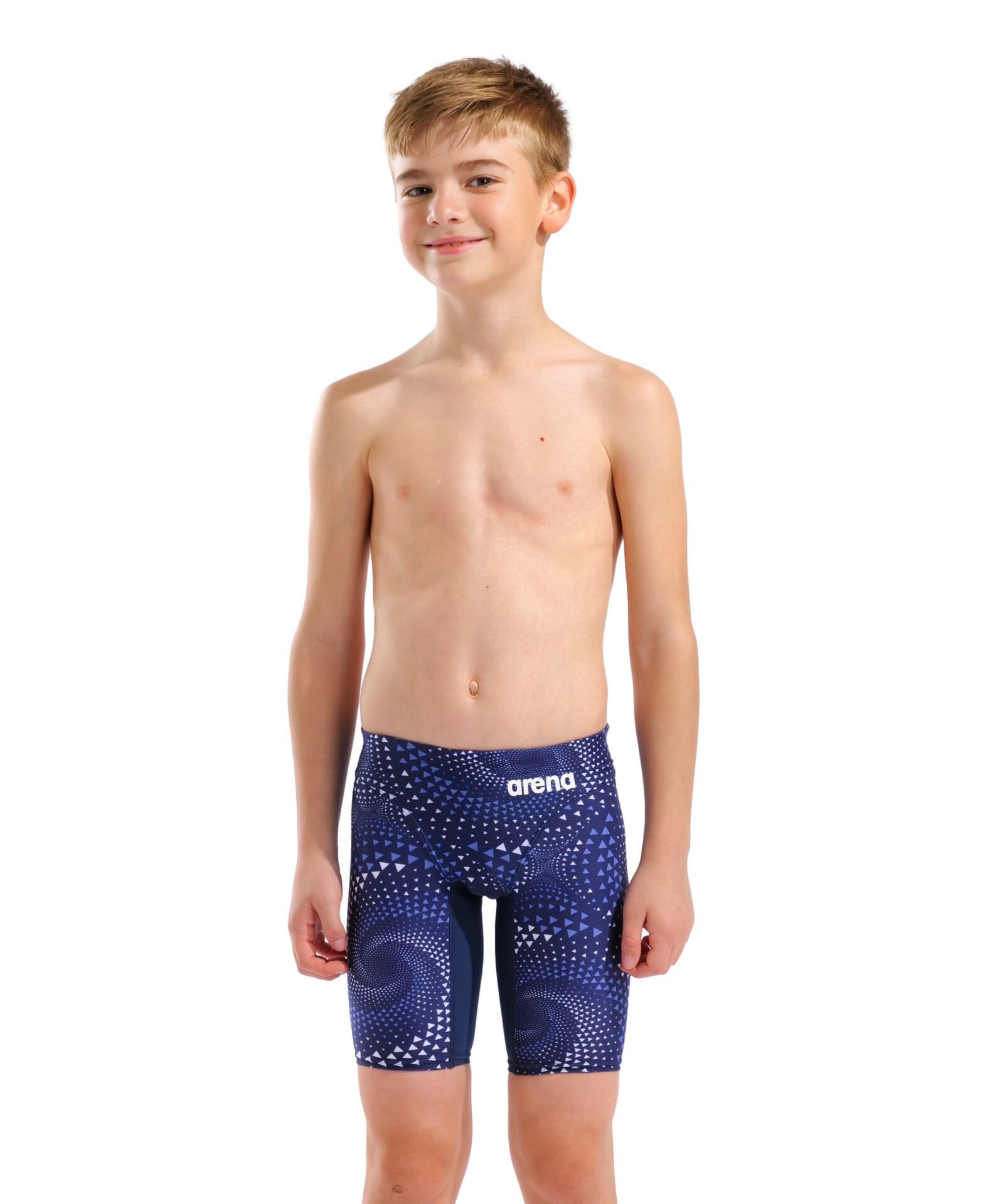 Boy's Arena Fireflow Swim Jammer Navy-White