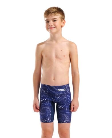 Boy's Arena Fireflow Swim Jammer Navy-White