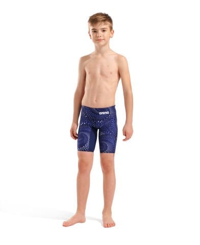 Boy's Arena Fireflow Swim Jammer Navy-White