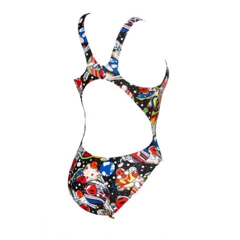 W SWIM TECH HIGH PHA SPACE MANGA KADIN YÜZÜCÜ MAYOSU (F28/8-9, F30/10-11, F32/12-13, F34/14-15 YAS KARŞILIĞIDIR.)