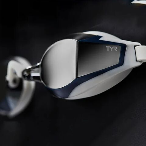 TYR STEALTH-X RACE MIRRORED/BLUE-WHITE YÜZÜCÜ GÖZLÜĞÜ