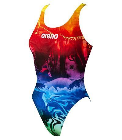 W SWIM TECH HIGH PHA FREE SWIM KADIN YÜZÜCÜ MAYOSU (F28/8-9, F30/10-11, F32/12-13, F34/14-15 YAS KARŞILIĞIDIR.)