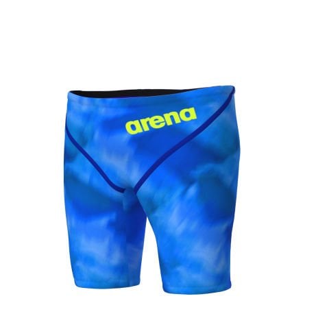 POWERSKIN CARBON GLIDE LE JAMMER/TIE DYE-COBALT ERKEK YARIŞ MAYOSU