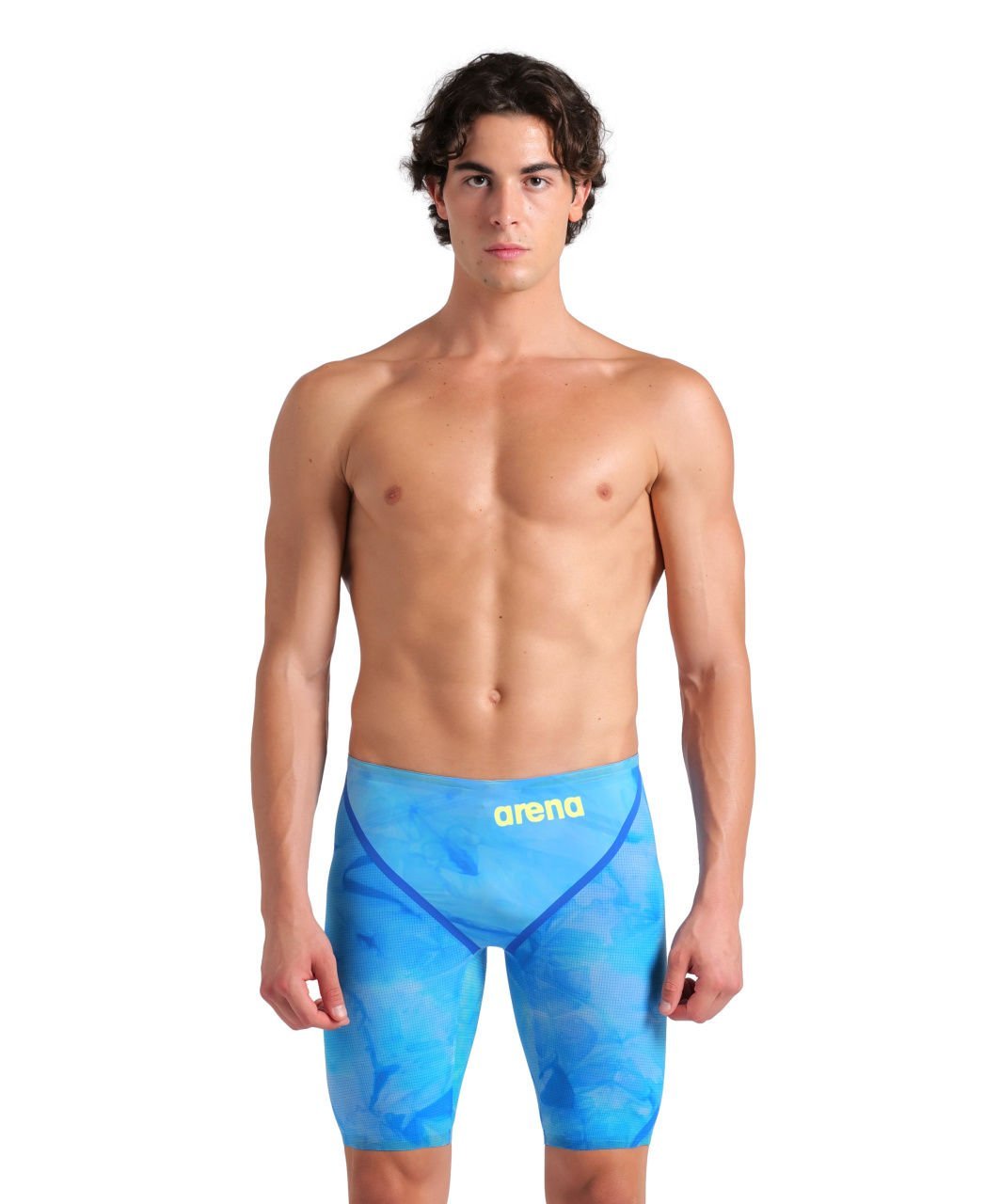 POWERSKIN CARBON GLIDE LE JAMMER/TIE DYE-COBALT ERKEK YARIŞ MAYOSU
