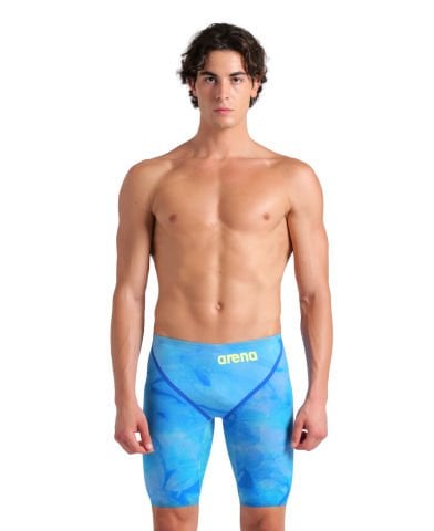 POWERSKIN CARBON GLIDE LE JAMMER/TIE DYE-COBALT ERKEK YARIŞ MAYOSU