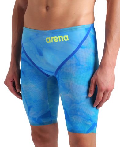 POWERSKIN CARBON GLIDE LE JAMMER/TIE DYE-COBALT ERKEK YARIŞ MAYOSU