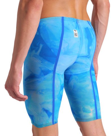 POWERSKIN CARBON GLIDE LE JAMMER/TIE DYE-COBALT ERKEK YARIŞ MAYOSU