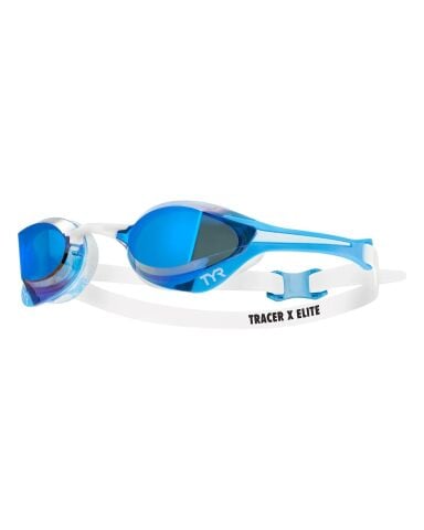 TRACER X ELITE MIRRORED RACING GOGGLE/BLUE-WHITE Yarış Gözlüğü