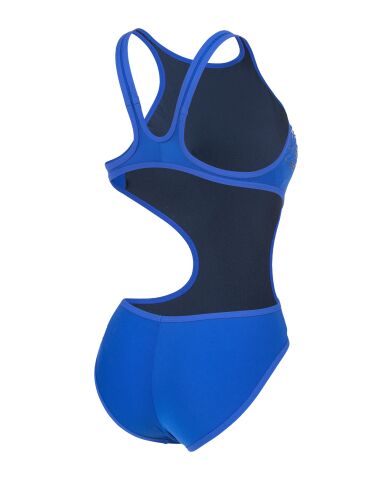 W Arena One Graphic Swimsuit Neon Blue