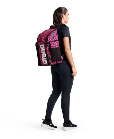 SPIKY III BACKPACK 45 ALLOVER/LEOPARD VIOLET GERANIUM SPOR SIRT ÇANTASI