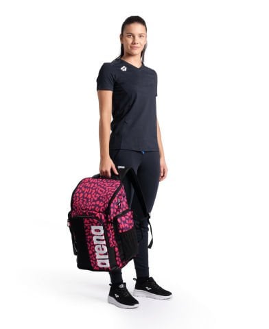 SPIKY III BACKPACK 45 ALLOVER/LEOPARD VIOLET GERANIUM SPOR SIRT ÇANTASI