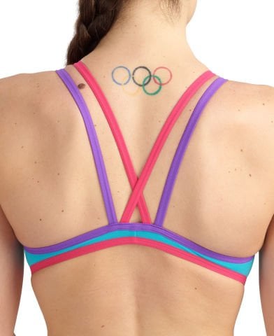 W ARENA ONE DOUBLE CROSS BACK KADIN YÜZÜCÜ MAYOSU / MARTINICA (F30/10-11, F32/12-13, F34/14-15 YAS KARŞILIĞIDIR.)