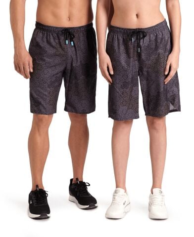 TEAMS BERMUDA PANEL ALLOVER PRINT BLACK MULTI