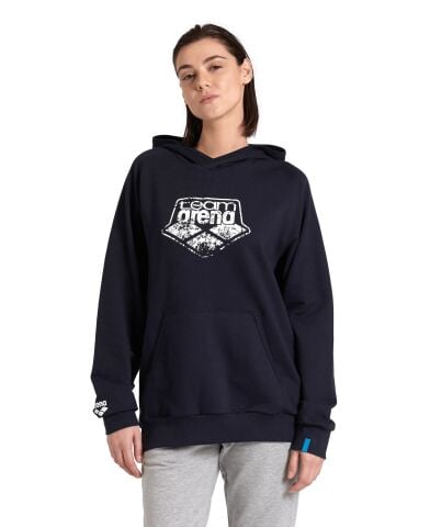 ARENA HOODED SWEAT GRAPHIC BLACK