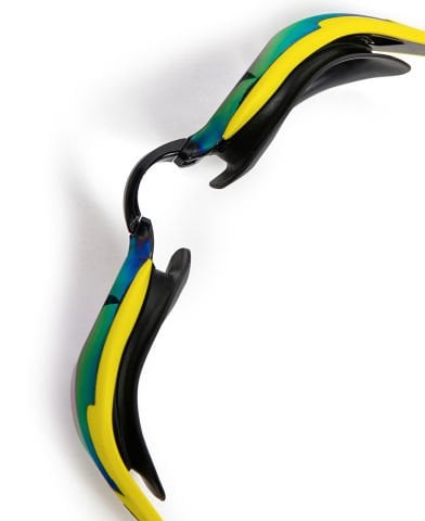 COBRA EDGE SWIPE MIRROR/EMERALD-YELLOW-BLACK