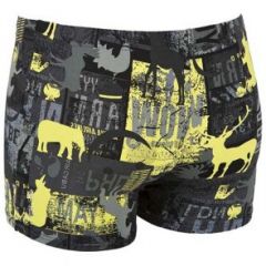 M PASSPORT SHORT ERKEK YÜZÜCÜ MAYOSU  / BLACK, MULTI