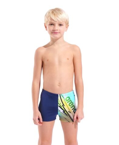 B ARENA LOUD SWIM SHORT NAVY-MULTI