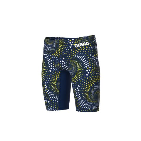 BOY'S ARENA FIREFLOW SWIM JAMMER NAVY-TEAM NAVY YELLOW