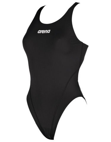 W SOLID SWIM TECH HIGH L / BLACK KADIN MAYOSU