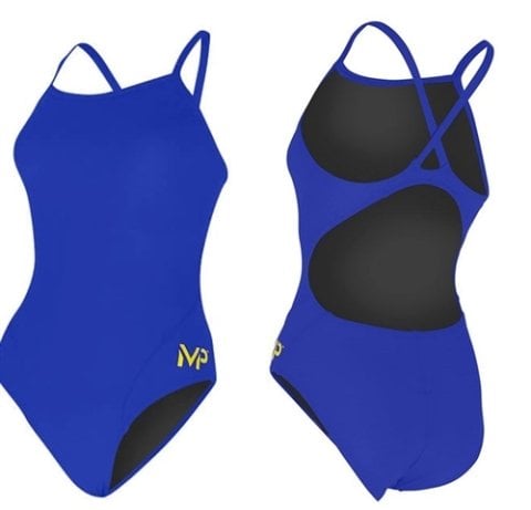 MP MID BACK SOLID  KADIN YÜZÜCÜ MAYOSU/ ROYAL BLUE