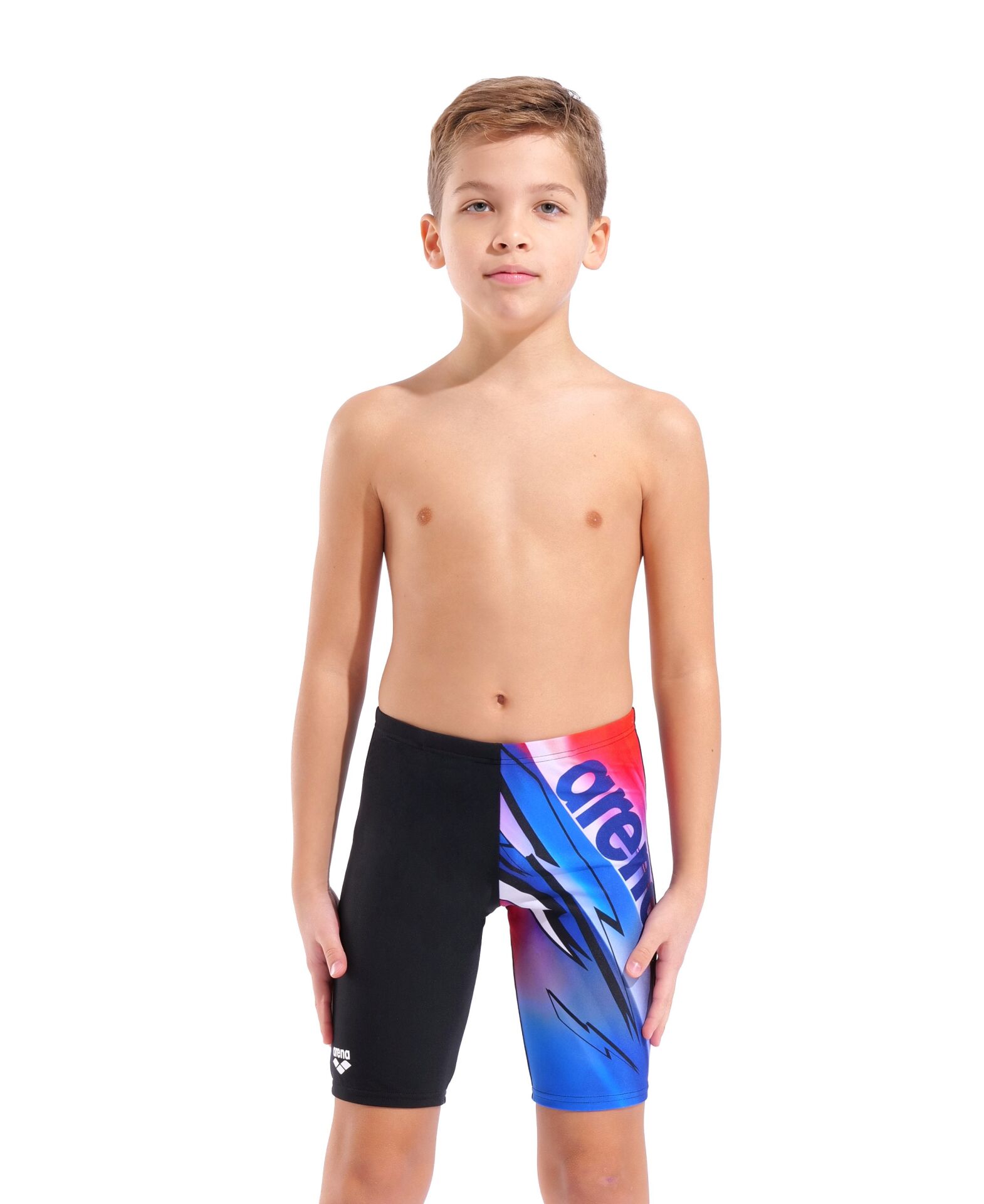 B ARENA LOUD SWIM JAMMER BLACK-MULTI
