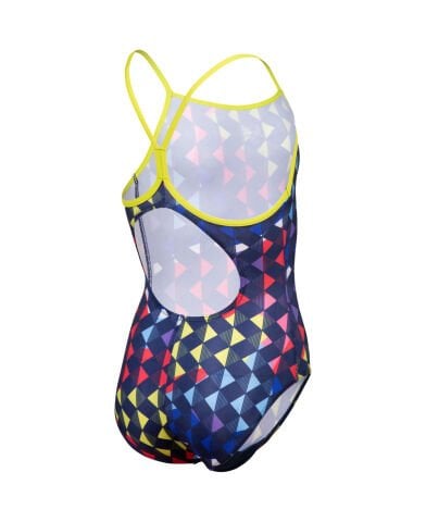 GIRL'S ARENA CARNIVAL SWIMSUIT LIGHT DROP BACK KIZ ÇOCUK YÜZÜCÜ MAYOSU / SOFT GREEN-M