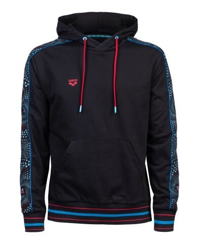 ARENA FIREFLOW HOODED SWEAT INSERTS BLACK