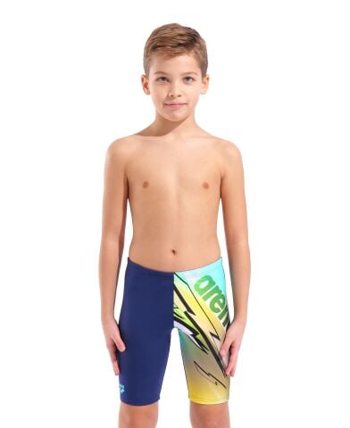 B ARENA LOUD SWIM JAMMER NAVY-MULTI