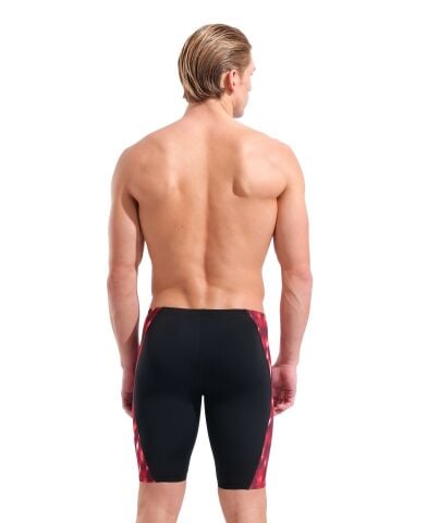 M ARENA WAVE SWIM JAMMER BLACK-TEAM RED