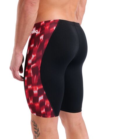 M ARENA WAVE SWIM JAMMER BLACK-TEAM RED