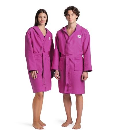 ARENA COMPACT MICROFIBER ROBE SHOCKING PINK-WHITE