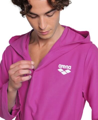 ARENA COMPACT MICROFIBER ROBE SHOCKING PINK-WHITE