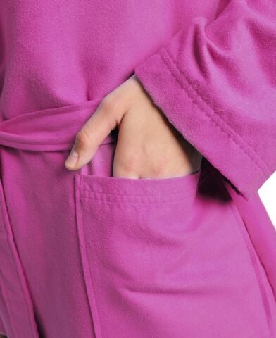 ARENA COMPACT MICROFIBER ROBE SHOCKING PINK-WHITE