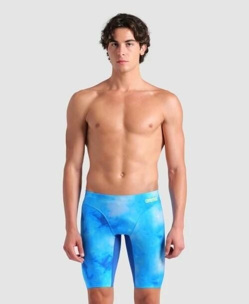 MENS ARENA SWIM JAMMER ALLOVER PRINT/TIE DYE/BLUE MULTI ROYAL ERKEK MAYOSU