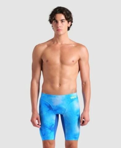 MENS ARENA SWIM JAMMER ALLOVER PRINT/TIE DYE/BLUE MULTI ROYAL ERKEK MAYOSU