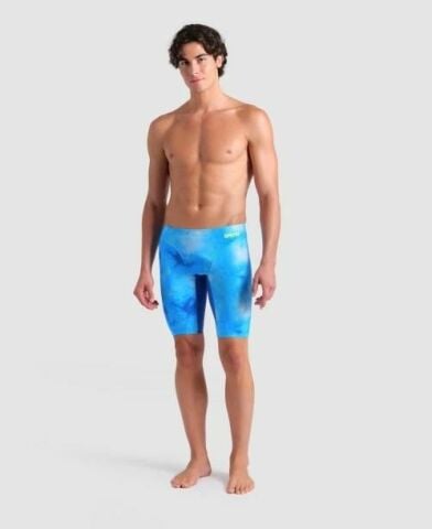 MENS ARENA SWIM JAMMER ALLOVER PRINT/TIE DYE/BLUE MULTI ROYAL ERKEK MAYOSU