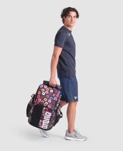 SPIKY III BACKPACK 45 ALLOVER / DONUTS funny prints spor sırt çantası
