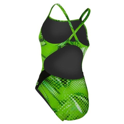 MP MID BACK MESA  KADIN YÜZÜCÜ MAYOSU/ MULTICOLOR GREEN