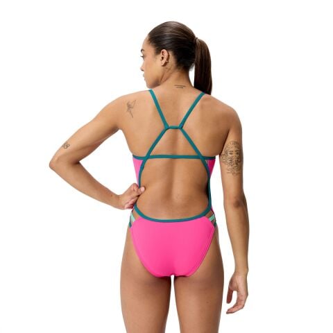 Speedo Solid Tri Back AF Kadın Yüzücü Mayosu