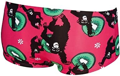 M CRAZY MONKEYS LOW WAIST SHORT ERKEK YÜZÜCÜ MAYOSU  / PINK